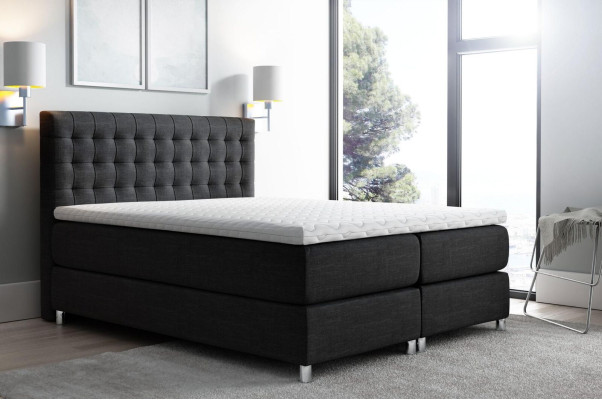 Box spring bed double bed matrimonal bed bed frame bed upholstered bed beds polyester