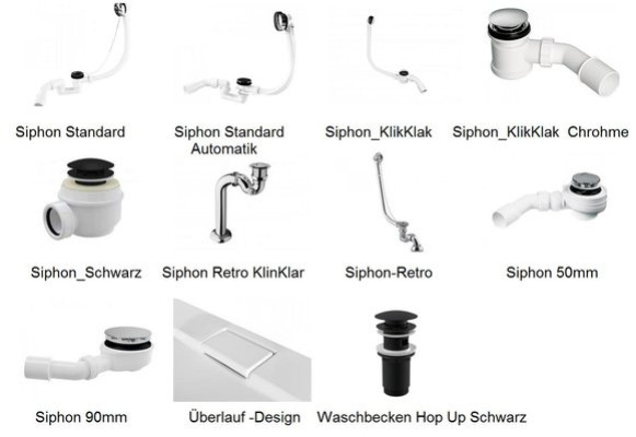 Shower tray Shower basin Shower Acrylic tub Flat Drain fitting Drain