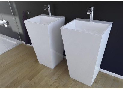Modern basin sink acrylic floor standing bathroom freestanding washbasin