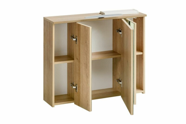 Mirror cabinet wall cabinet bathroom cabinet decor with mirror 80 cm LED
