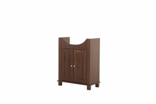Brown washbasin cabinet, high-quality bathroom sink furniture, 65cm