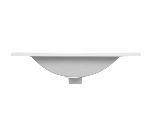 Vanity built-in sink washbasin 81 x 46 cm white vanity