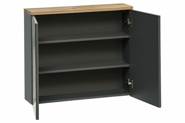 Mirror cabinet wall cabinet bathroom cabinet with mirror 80 cm bath