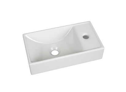 Ceramic washbasin countertop basin white washbasin sink