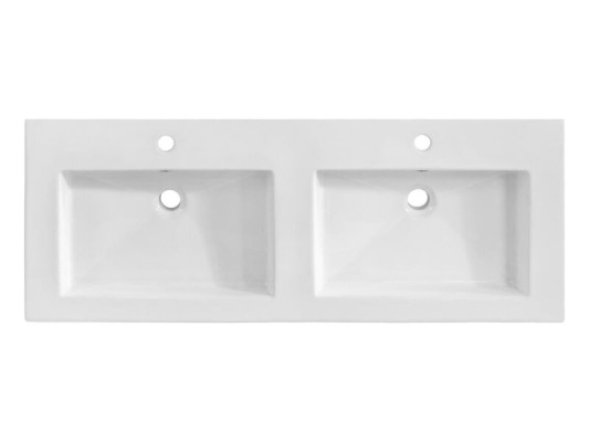 Double washbasin ceramic countertop sink washbasin
