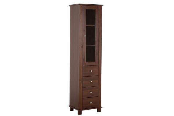 High-quality bathroom cabinet tall cabinet decorative wood bathroom furniture luxury