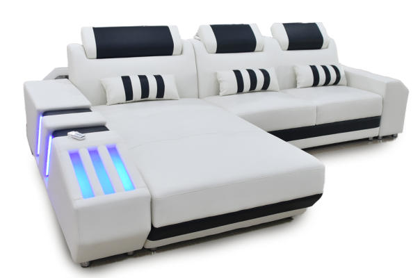 Corner sofa set upholstery seating living landscape set L shape