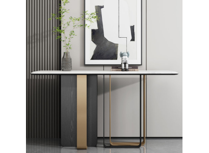 Designer wooden console table modern living room console