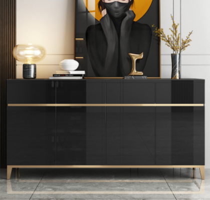 Sideboard luxury cabinet shelf wood sideboard living room modern designer