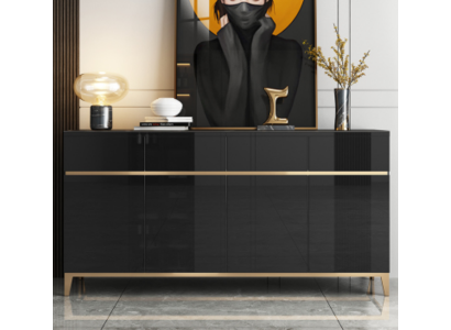Sideboard luxury cabinet shelf wood sideboard living room modern designer