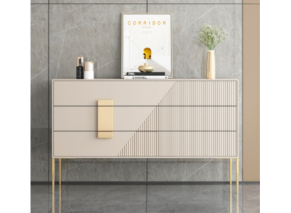 Sideboard Chest Wood Gray Dining Room Design Luxury Modern Furniture New