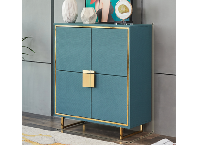 Modern sideboard blue living room dresser luxury shelves furniture new