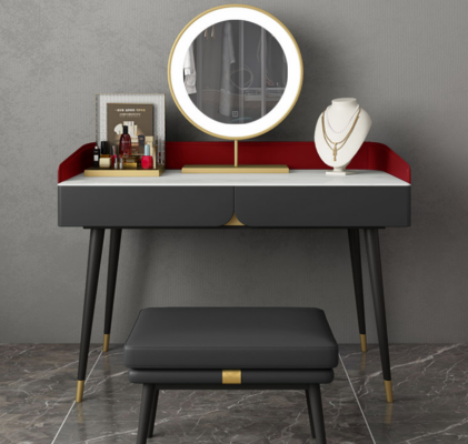 Vanity table wall mirror hairdresser console tables bedroom new