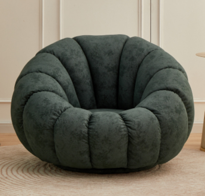Armchair 1 Seat Textile Living Room Luxury Armchair Design Gray Modern New