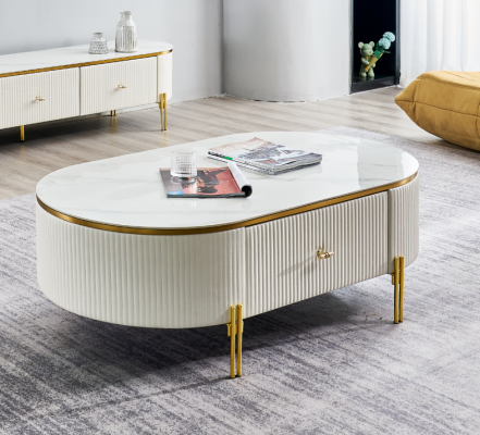 Luxury modern coffee table desk design coffee table living room side table