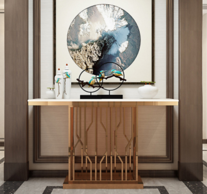 Designer luxury console table consoles stainless steel design gold modern new