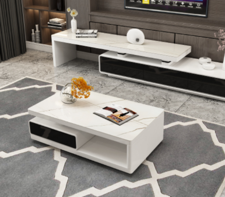 Coffee table side table living room table wood tables side 130x70