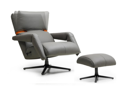 Luxury Armchair Furniture Club Lounge Relax Faux Leather Living Room Decor