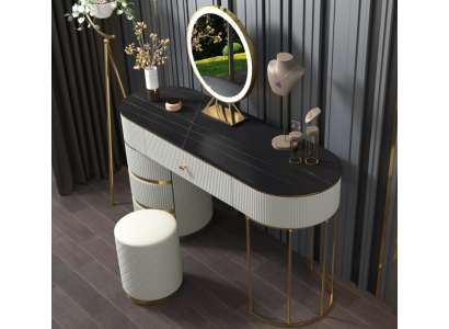 Dressing table mirror console makeup tables table consoles stainless steel