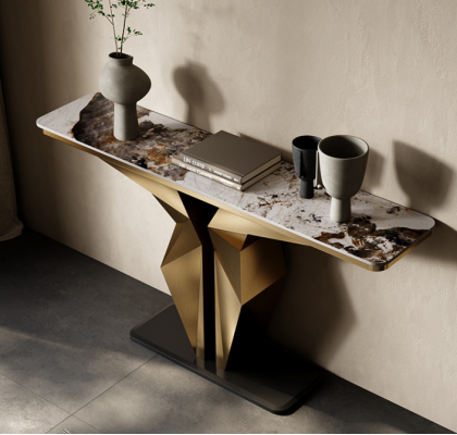 Design luxury console table console sideboard gold living room furniture new