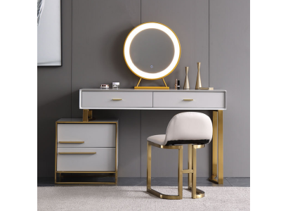 Table Modern Console Mirror Vanity Bedroom Cosmetic Table