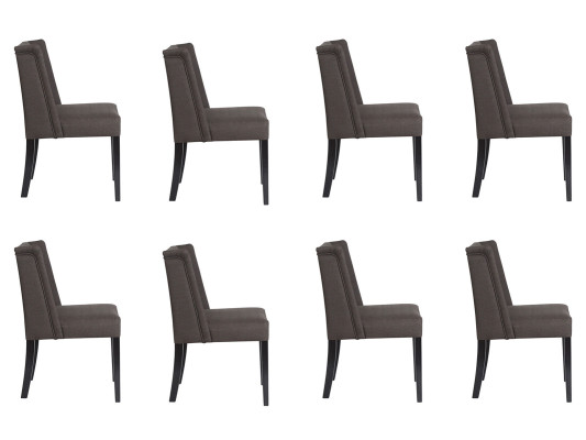 8x chairs chair cushion design lounge club seat backrest suite armchair Vento new