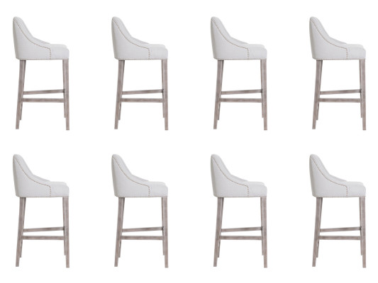 Design bar stool 8x chair stool counter bar set chairs complete set new