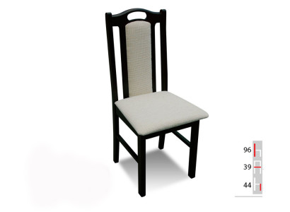 CHAIR DINING ROOM CHAIR SOLID WOOD DESIGNER LEATHER CHAIR