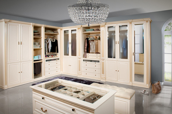 Large Wardrobe Unit Walk-In Closet - Verona System 15
