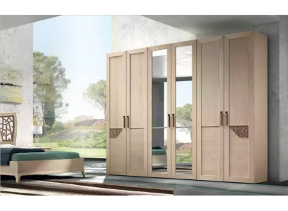 Wardrobe bedroom material wood cabinet wood modern new
