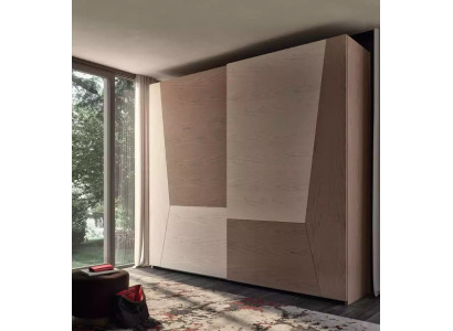 Wardrobe brown bedroom material wood luxury modern cabinet
