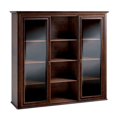 Classic cabinet top showcase display cabinet vitrine glass cabinet