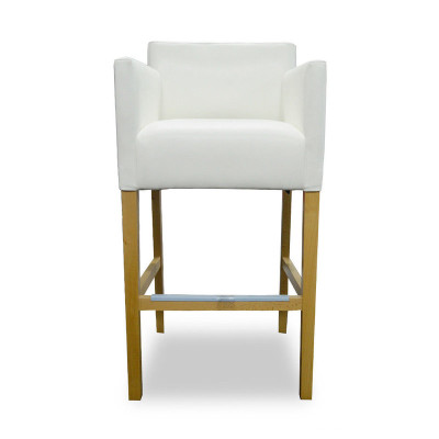4x Bar Stool Counter Bar Chair Set Upholstered Seat Garniture