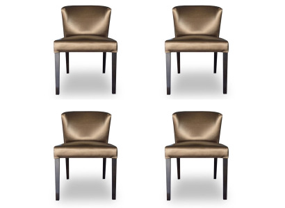 4x Chairs Chair Upholstered Design Backrest Suite Armchair Complete Modern Set New