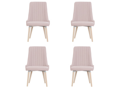 4x chairs chair cushion modern set design backrest suite armchair complete new