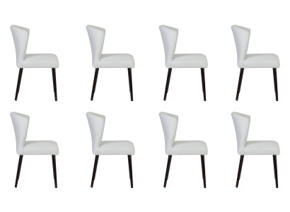 8x Design Armchair Lounge Club Upholstered Chair Set Living Room Recliner New