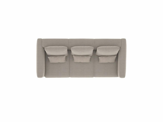 Three-seater sofa couch upholstered furniture luxury new textile furniture living room