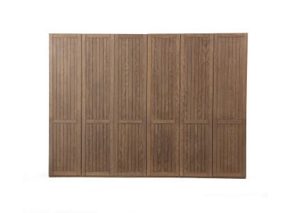 Wardrobe Closet Wood Modern Brown Clothing Bedroom Closets