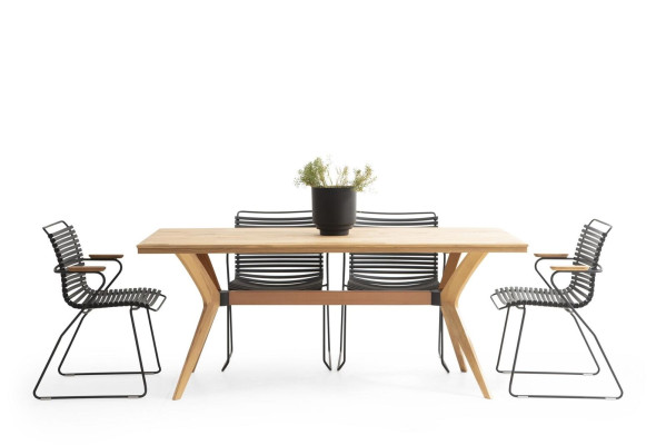 Dining set dining corner dining room dining table chairs set 5-piece brown wood modern