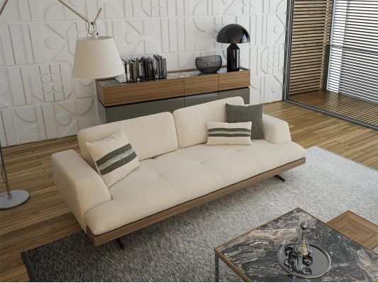 Living room sofa set three-seater sofa couch design armchair modern coffee table new