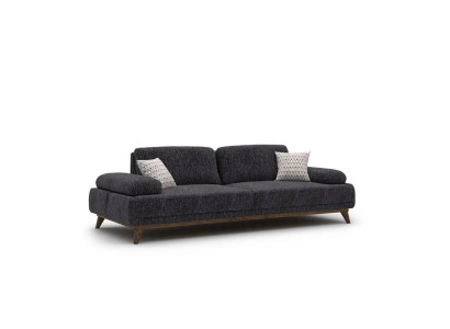 Sofa two-seater upholstered furniture seat couch upholstery fabric living room couches gray