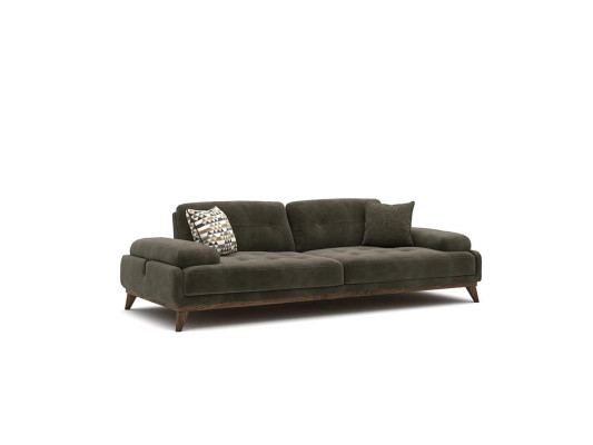 4-piece upholstered furniture set, 2-seater sofa with 3-seater luxury coffee table