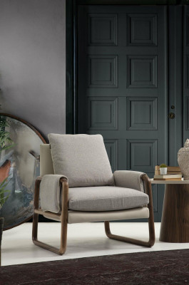 Sofa Set 431 Seater Armchair Modern Fabric Gray Set Living Room Group