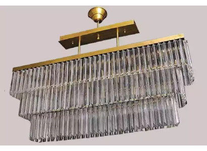 Chandelier Living Room Brass Lustre Lamp Ceiling Light Pendant Light