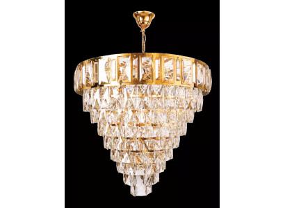 Chandelier Ceiling Light Luxury Gold Ceiling Lamp Crystal Chandelier 80x90cm
