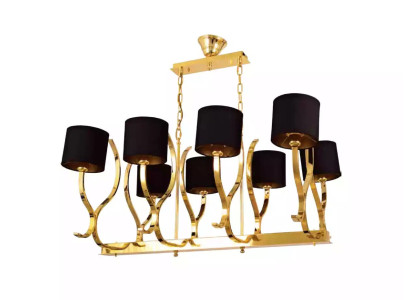 Chandelier Ceiling Light XXL Lamp Gold Ceiling Lamp Metal Chandelier