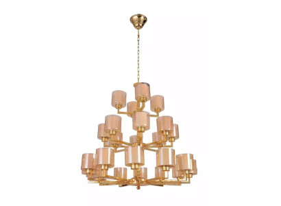 Chandelier Ceiling Light Modern Gold Ceiling Lamp Crystal Glass XXL