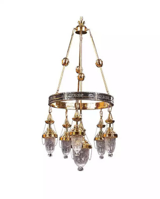 Ceiling lamp chandelier pendant lamp living room luxury shine light