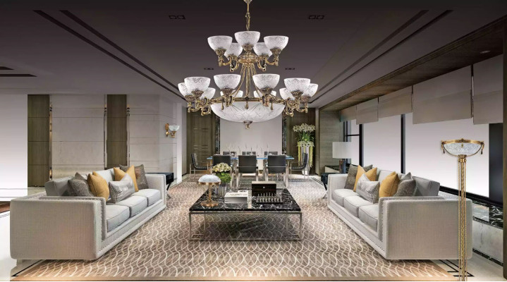 Pendant lamp chandelier crystal lamp ceiling light lamps 113x140