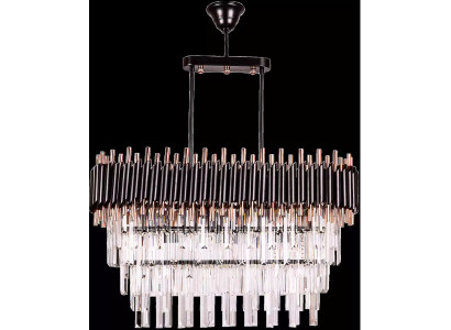 Chandelier Ceiling Light Luxury Gray Ceiling Lamp Crystal Chandelier